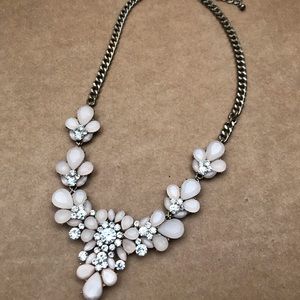 Gold and pink necklace